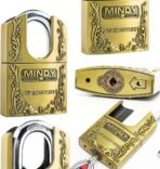 Mindy Top Security Padlock With Bullet Keys - Image 4