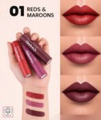 Mars Matte Lipsticks Set (01- Reds & Maroons)