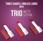 Hilary Rhoda Matte Trio Lipstick – (Nude-Mood Trio) - Image 2