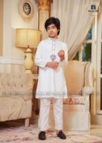 Kids Love Signatura Panjabi – White