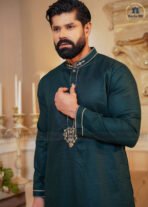 Love Signature Men’s Panjabi – Green - Image 2