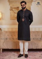 Love Signature Men’s Panjabi – Black