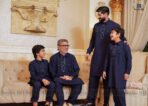 Sultan Father & Son Kabli Set – Deep Blue - Image 4
