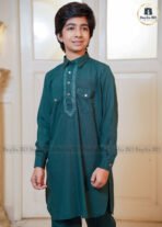 Sultan Father & Son Kabli Set – Green - Image 2