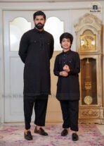 Sultan Father & Son Kabli Set – Black