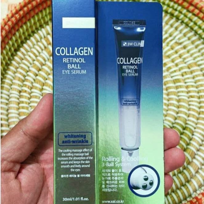 3W Clinic Collagen Retinol Ball Eye Serum 30ml 2
