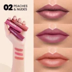Mars Matte Lipsticks Set (02-Preachers nude)