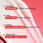 Dot & Key Strawberry Dew In-The-Spotlight Strobe Cream (Pearl Pink) – Instant Dewy Glow & Makeup Primer - Image 6