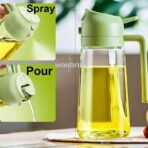 500ml 2 in 1 Spray Oil Dispenser Olive Oil Spray - Image 5