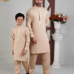 Embroidery Signature Kabli Set – Biscuit