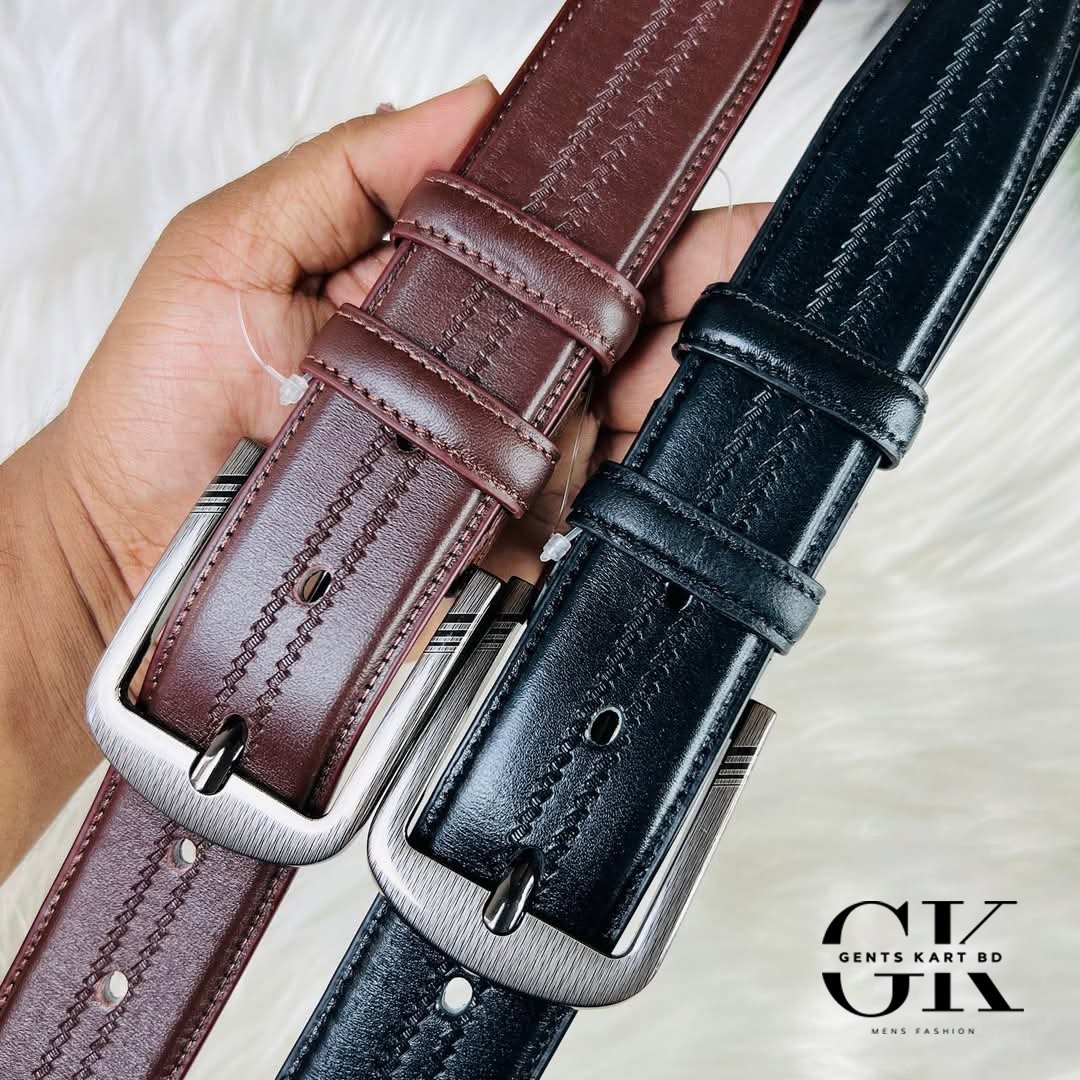 516940375_1037382481932308_6566574864793283547_n.jpg Leather Formal Belt For Men - Image 1