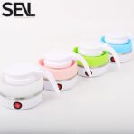 Mini Foldable Electric Kettle 0.6L – Portable Travel Silicone Kettle, Dual Voltage 110–220V | Compact & Fast Heating - Image 3