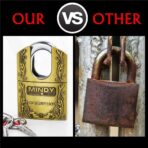 Mindy Top Security Padlock With Bullet Keys - Image 5