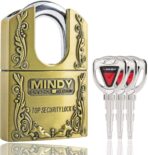 Mindy Top Security Padlock With Bullet Keys - Image 7