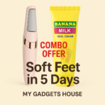 Ultimate Foot Care Combo (Rechargeable Callus Remover + Banana Milk Cream) - Image 2