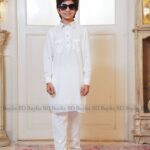 Kids Sultan Kabli Set – White