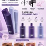 MARS TRIO 3-in-1 Eye Makeup Kit – Eyeliner, Mascara & Eyeshadow - 2 Pcs- (Combo)