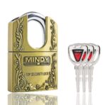 Mindy Top Security Padlock With Bullet Keys