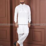 Traditional Men’s Kabli Set – White