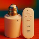 Smart AC220V Wireless remote Control Lamp Holder
