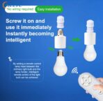 Smart AC220V Wireless remote Control Lamp Holder - Image 4