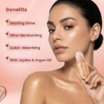 Swiss Beauty Roll N Glow Glitter Oil – 02 - Gold - Image 5
