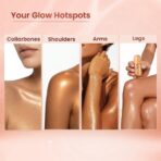 Swiss Beauty Roll N Glow Glitter Oil – 02 - Gold - Image 4